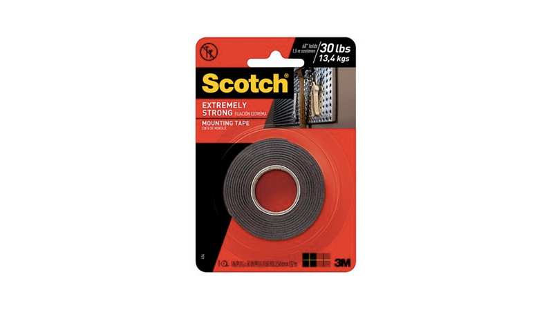 3M Extremely strong mounting tape: Hang paintings with no fuss, no mess.